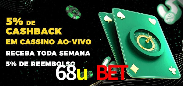 Promoções do cassino ao Vivo 68u bet
